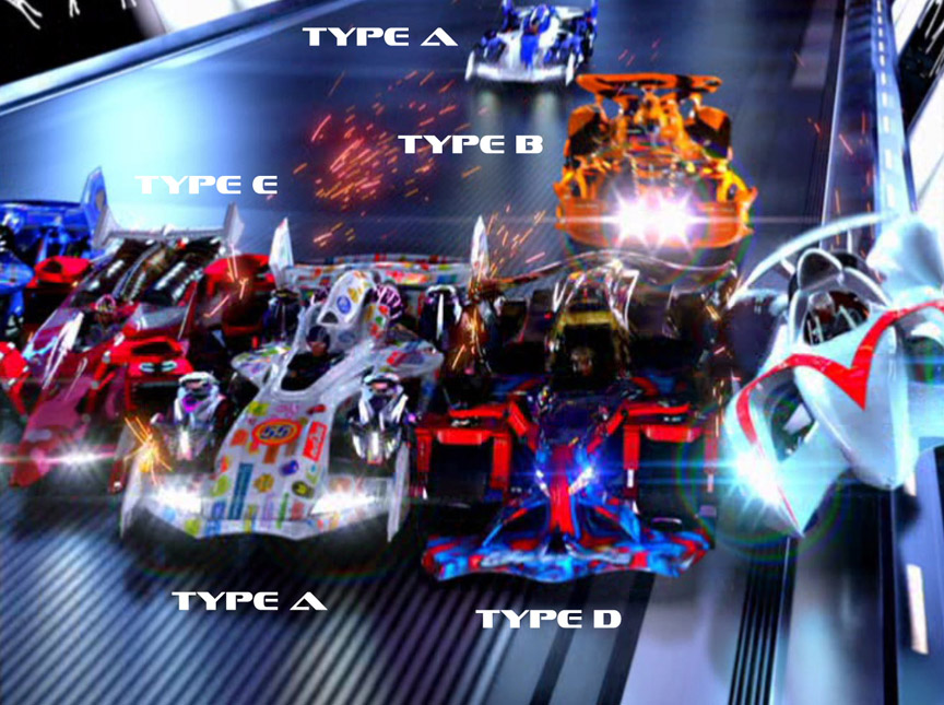 The cars of Speed Racer: Type D